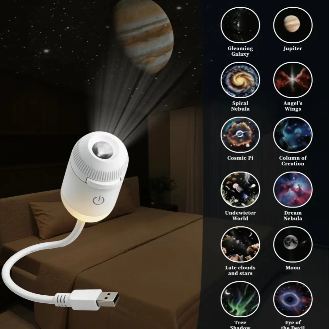 🔥LAST DAY 50% OFF - 🌌🌠HD Smart Dynamic 5D Holographic Night Light Projector