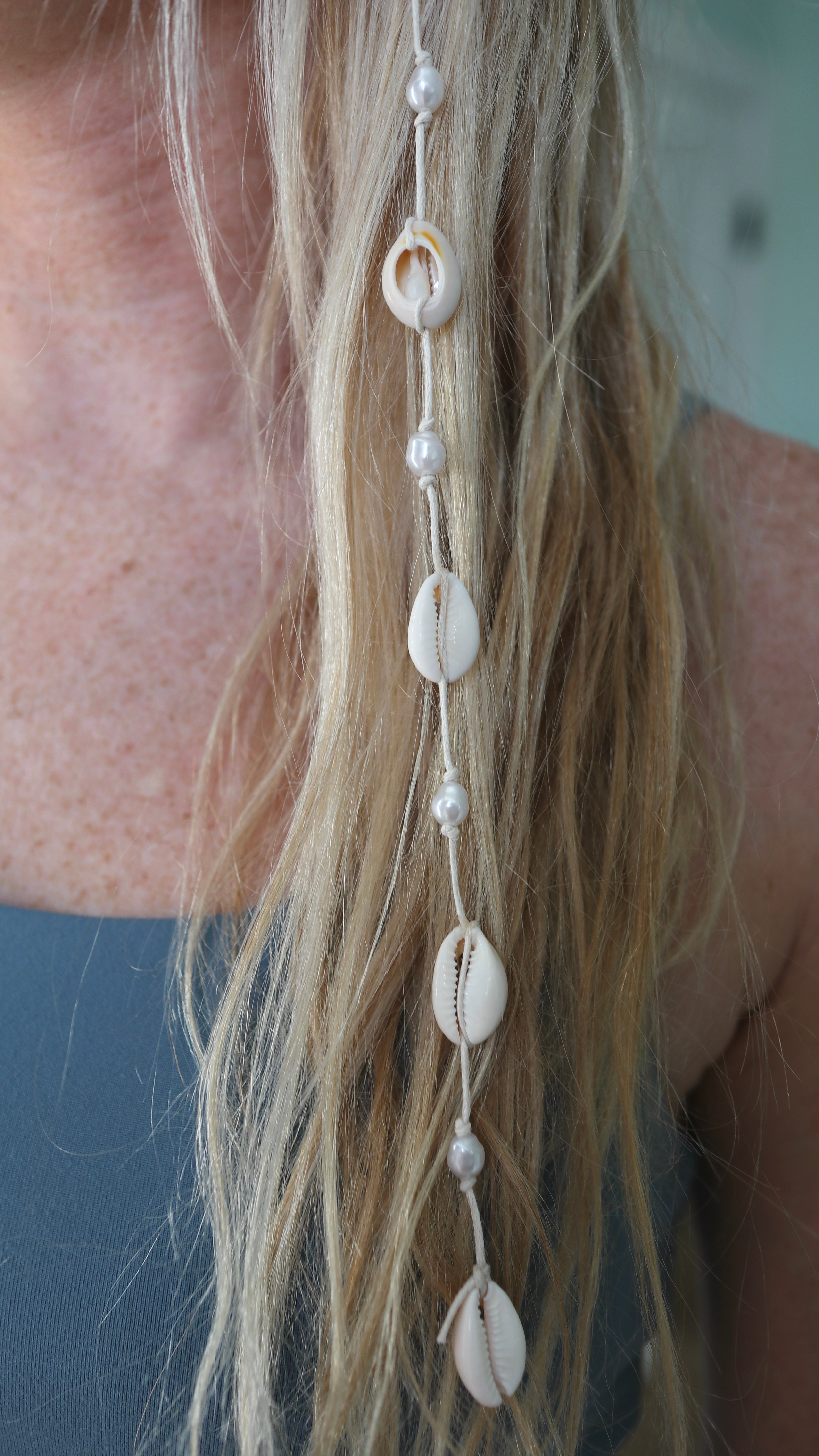 (CLIP-ON) Blonde Boho Babe - Mermaid Extension