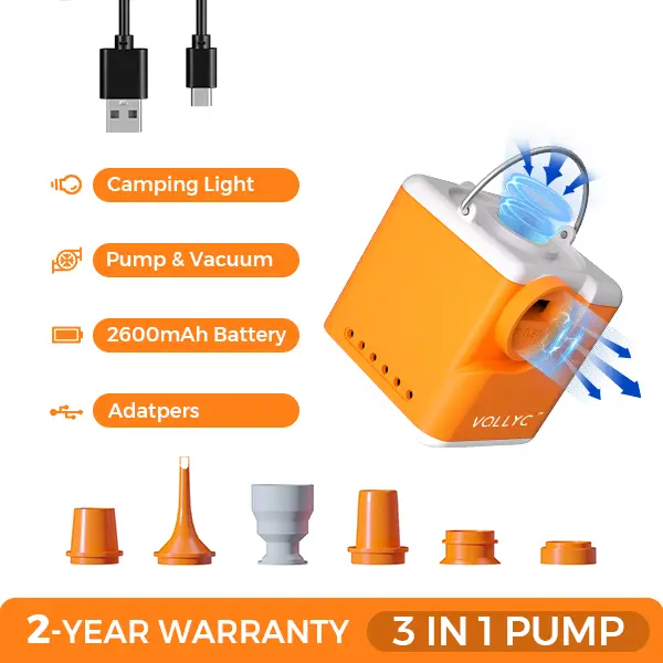 VOLLYC™ Mini Air Pump Your Ultimate Summer Adventure Essential