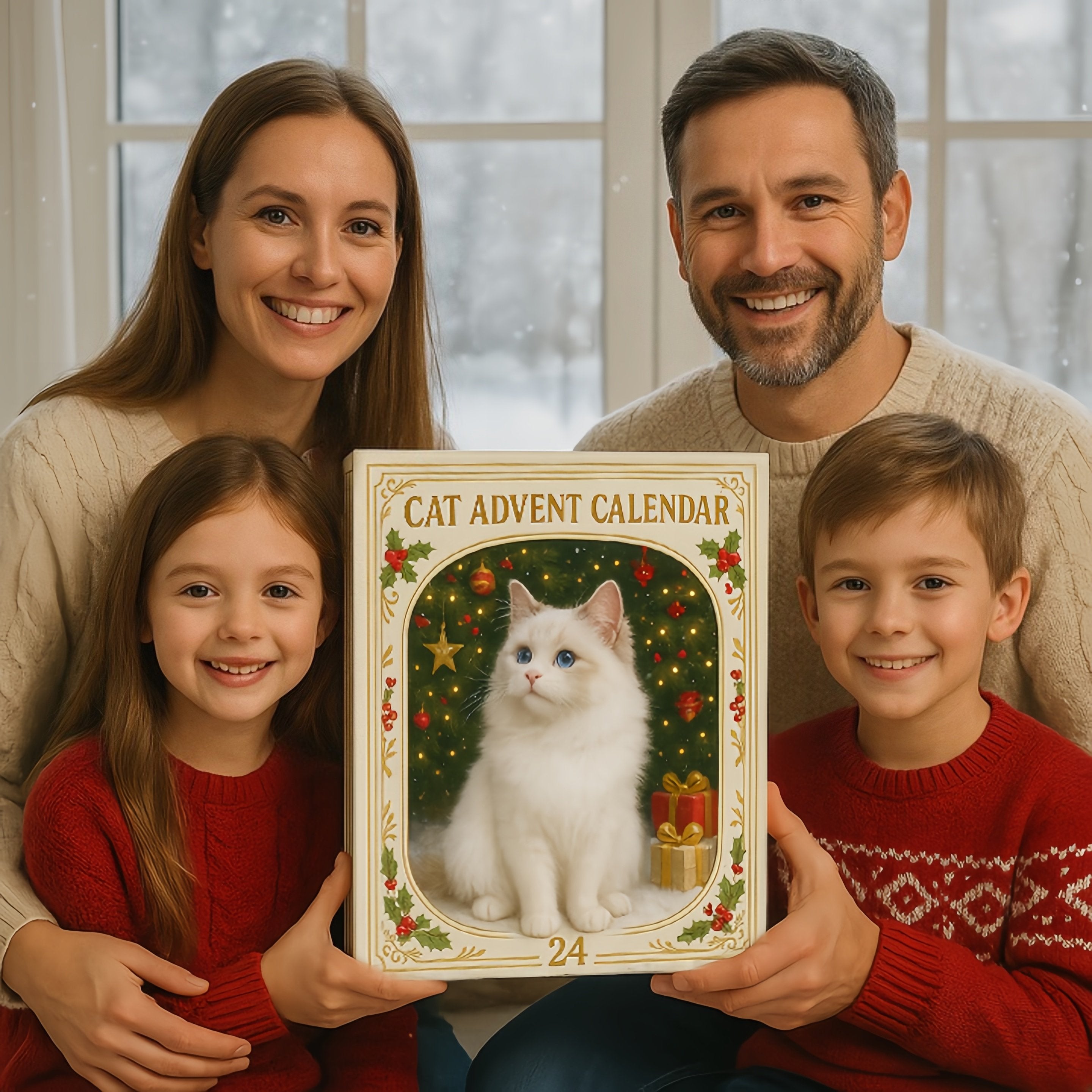 🎄 2026 Cat Advent Calendar – 24 Christmas Cat Charms 🐱✨
