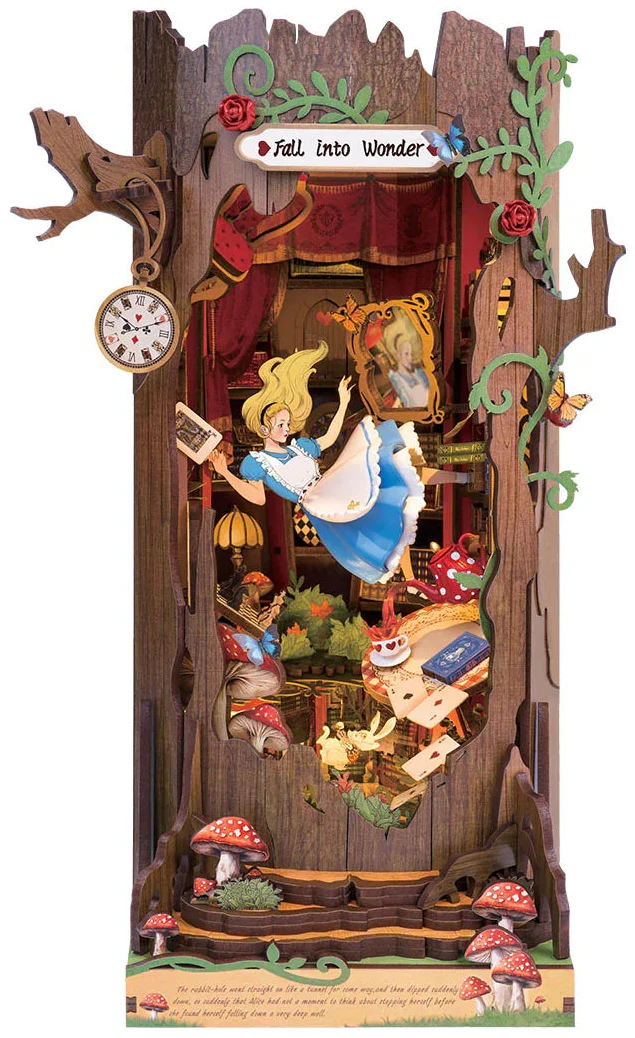 🔥 50% OFF – 🐇 Fall into Wonder DIY Book Nook Kit ✨