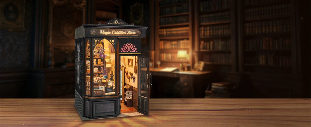 Book nook in a library setting