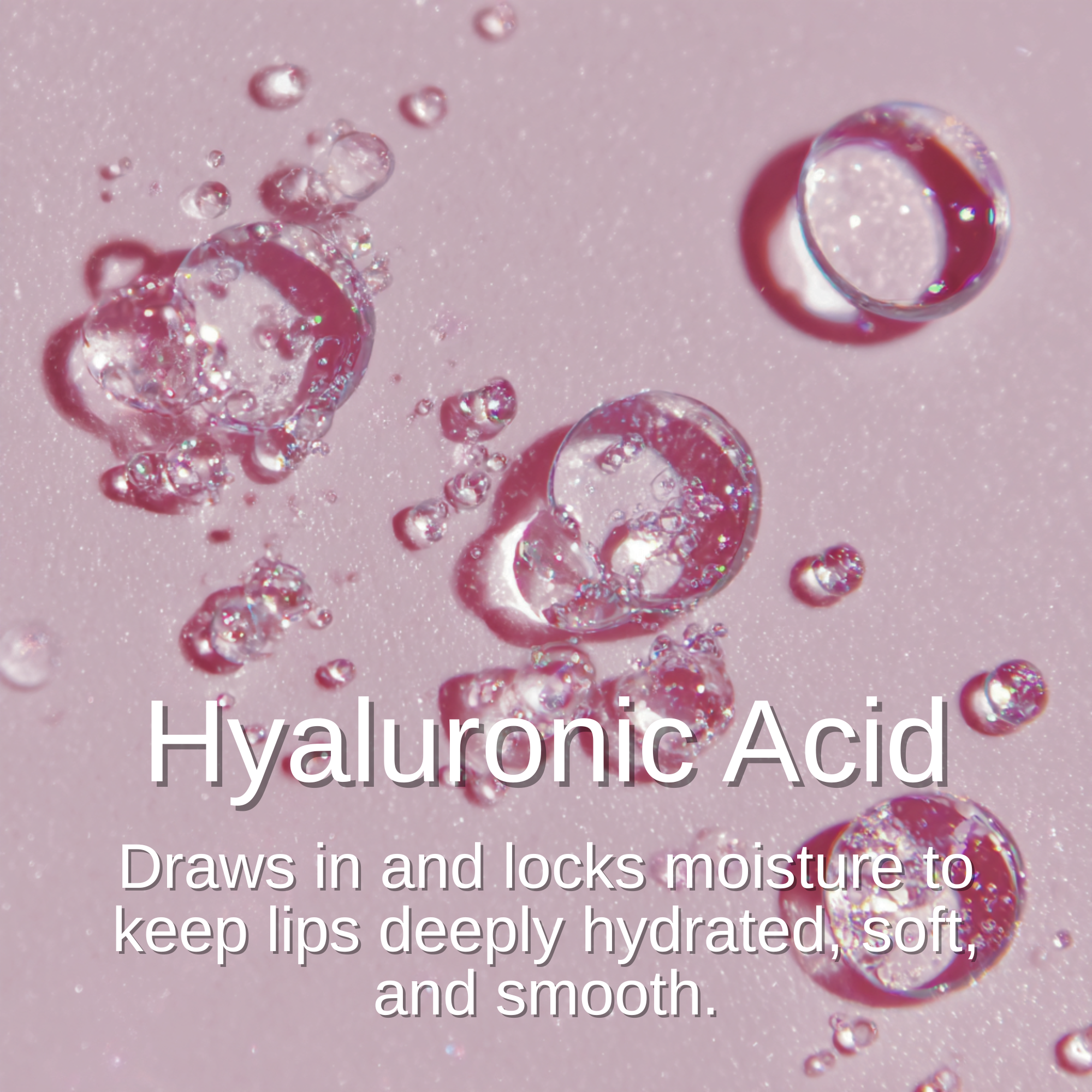 Hyaluronic acid moisture ingredient illustration