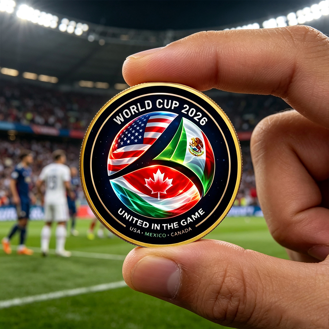 ⚽ World Cup 2026 “United In The Game” Commemorative Coin