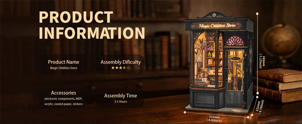 Dimensions materials and assembly information