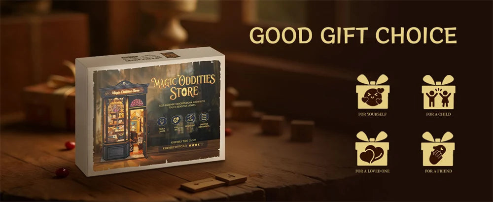 Packaged DIY miniature kit as a creative gift