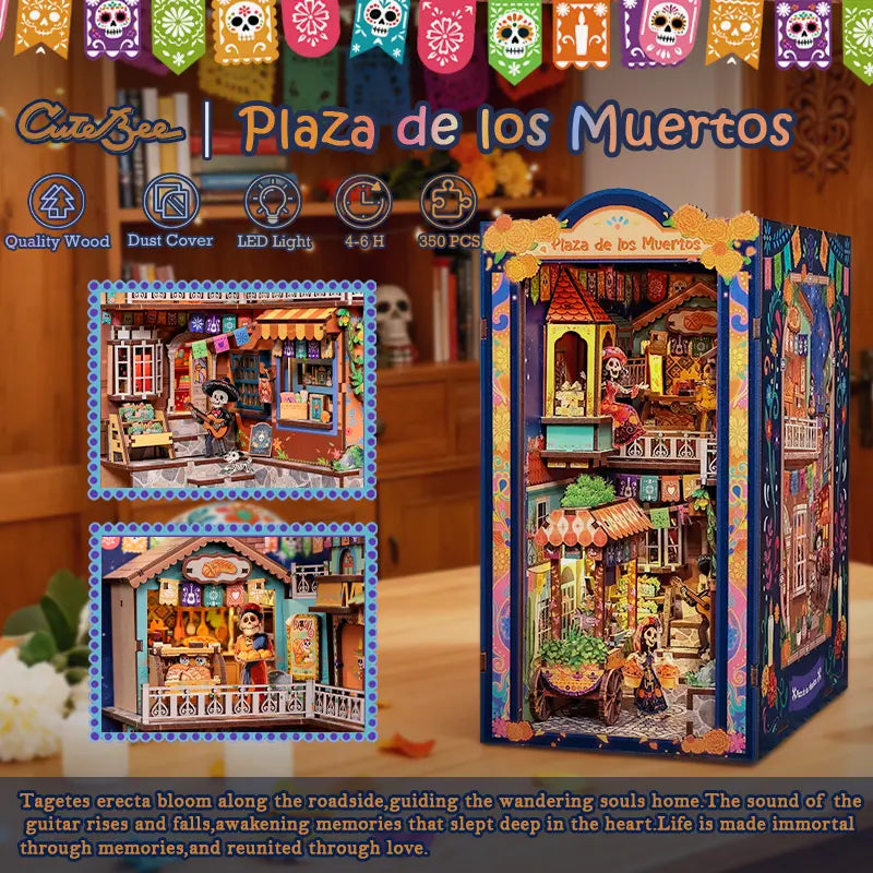DIY BookNook - Plaza de Los Muertos