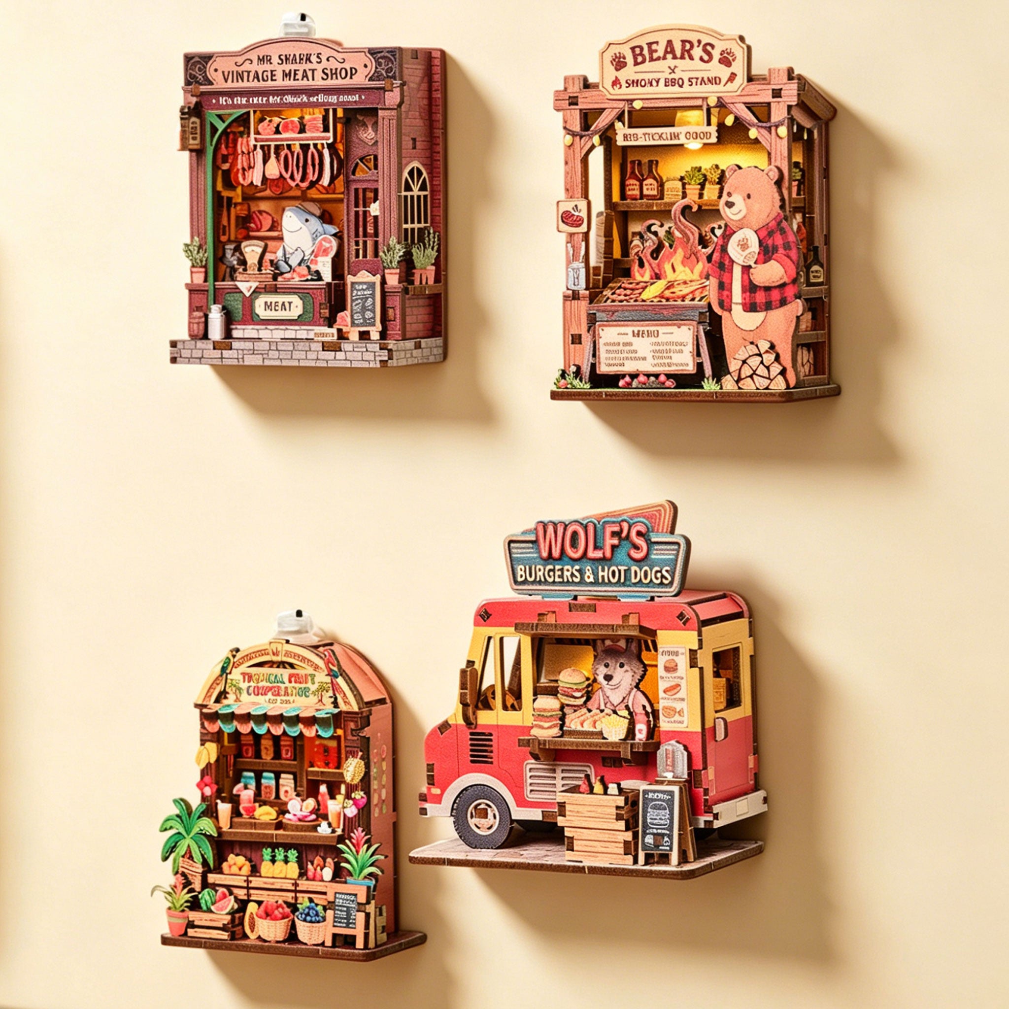 DIY Fridge Magnets - Cottage Fridge Magnet