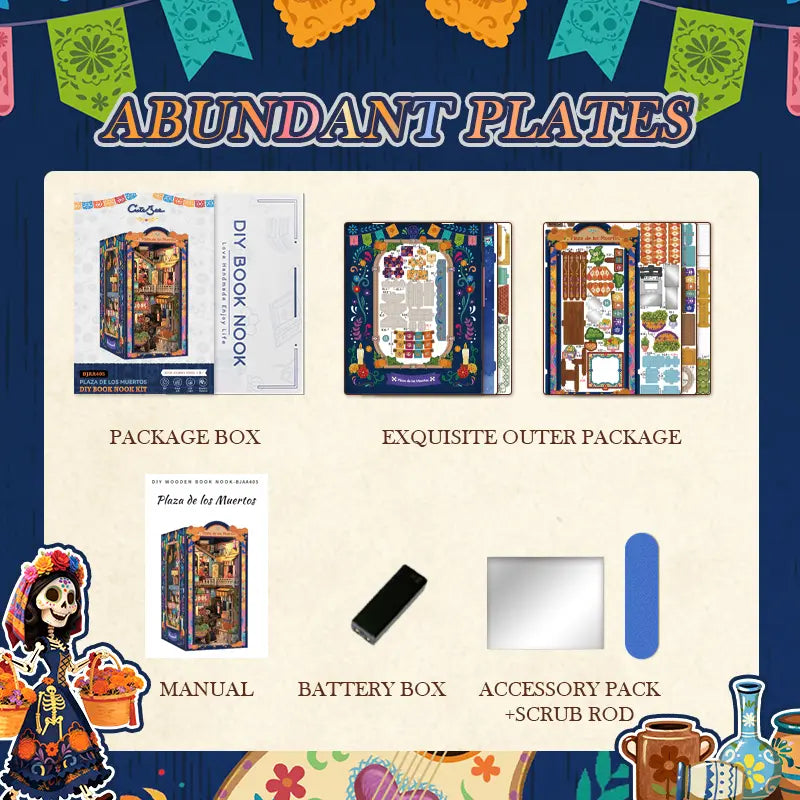 DIY BookNook - Plaza de Los Muertos