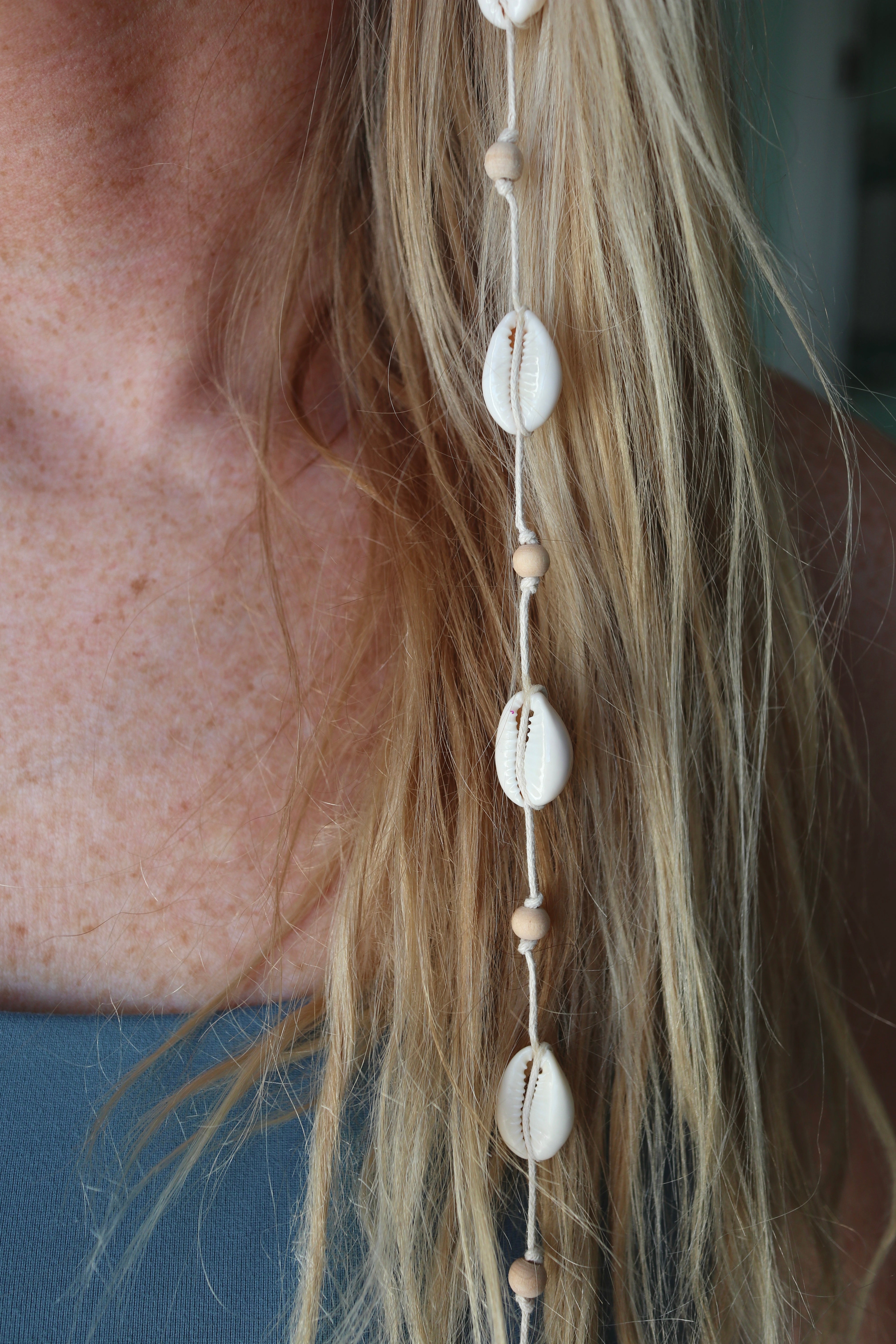 (CLIP-ON) Blonde Boho Babe - Mermaid Extension
