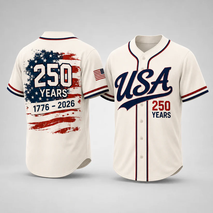 Patriotic Statue of Liberty 1776–2026 - USA 250th Anniversary Baseball Jersey Unisex Shirt