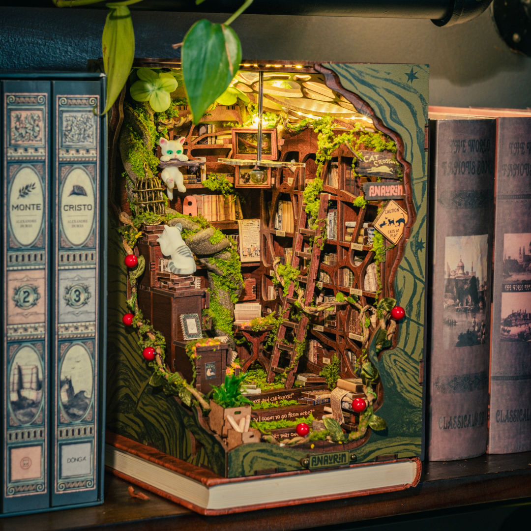 Floralshe DIY BookNook - Cats Crossing
