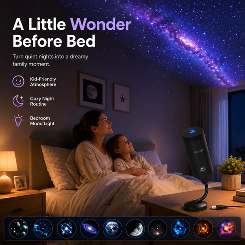✨ Plug-and-Play HD Star Projecto