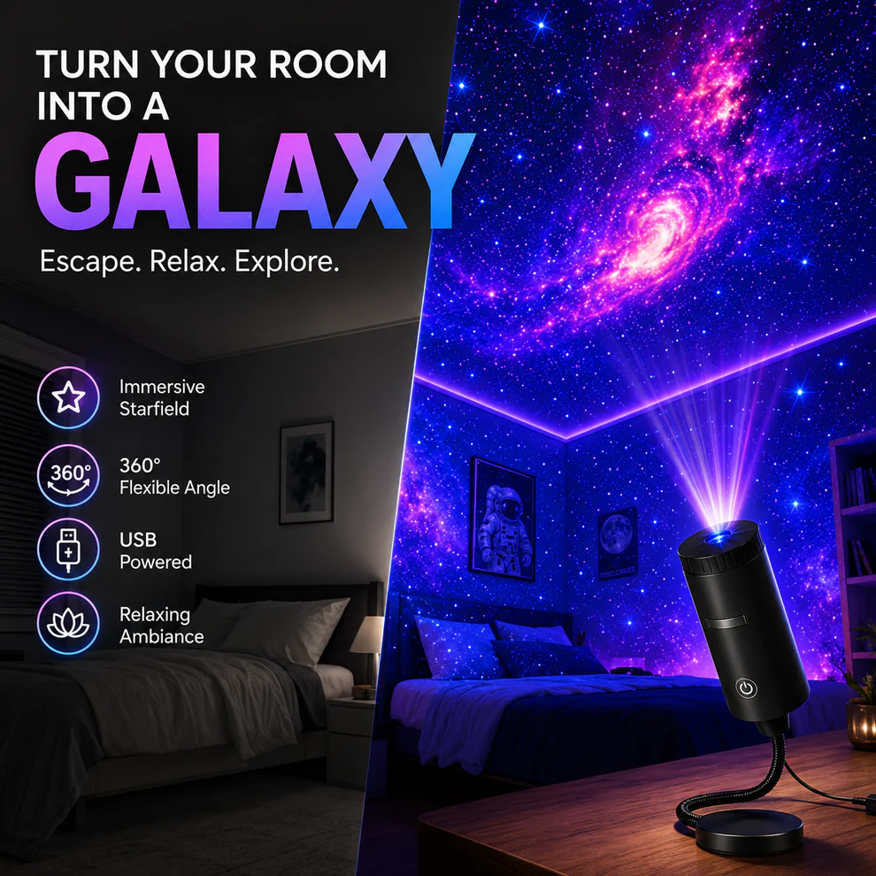 ✨ Plug-and-Play HD Star Projecto