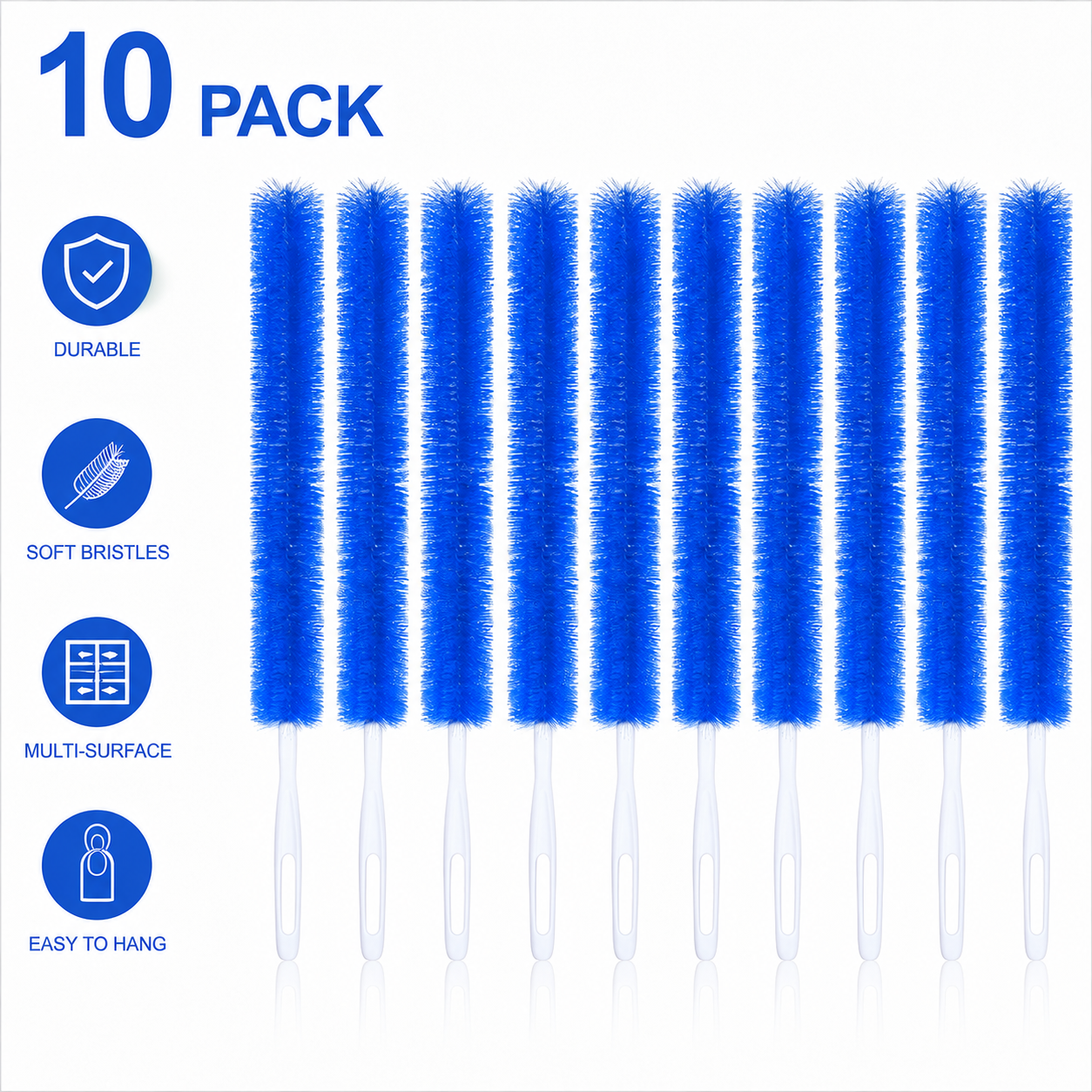 ⚡Hot Sales 49% OFF🔥Bendable Microfiber Head,Reusable Dust Remover
