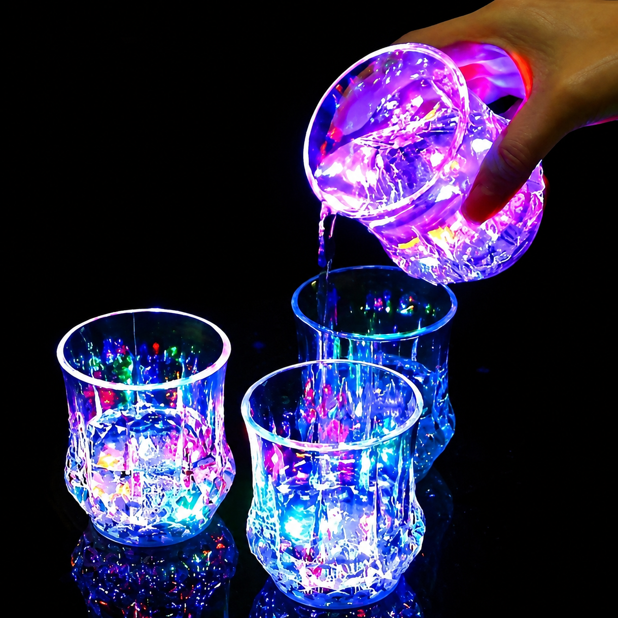 GlowSip™ LED Party Cups – Color Changing Tumblers for Parties