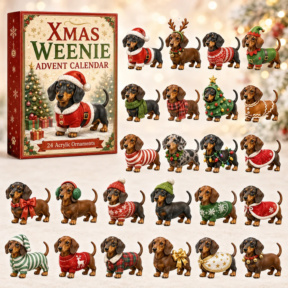 🎄🐾 2026 Dachshund Advent Calendar 🐶✨