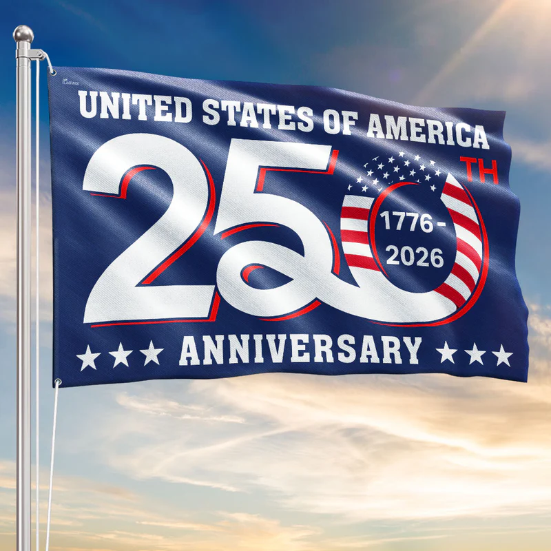 USA 250th Anniversary Flag – 1776-2026 Patriotic Decoration