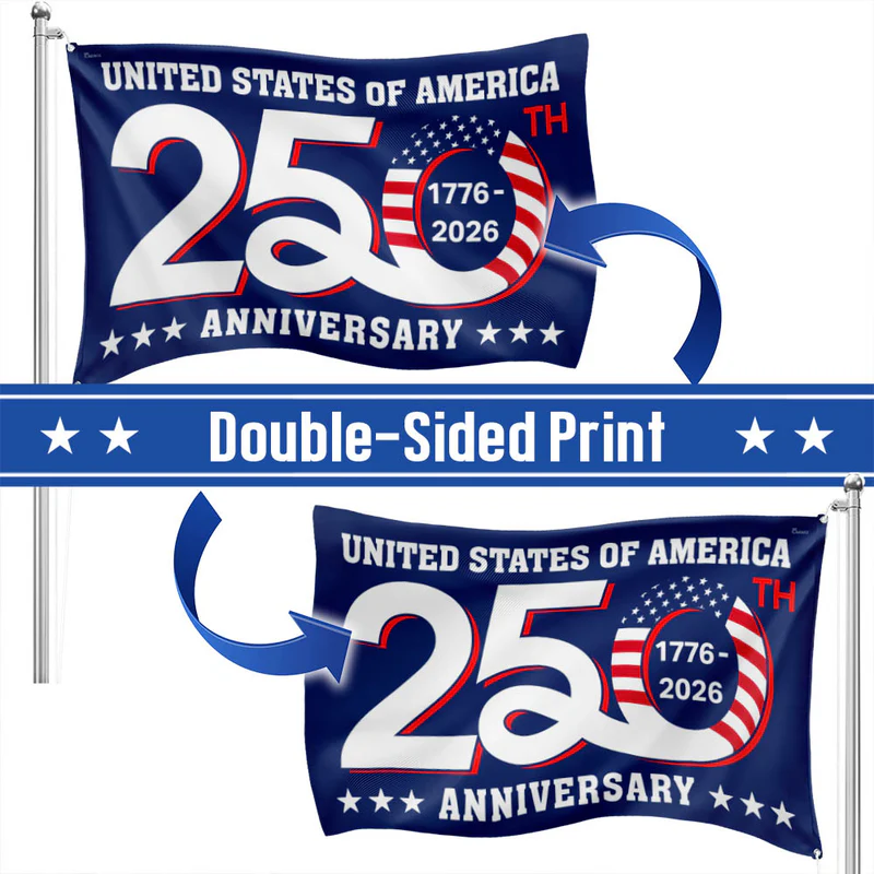 USA 250th Anniversary Flag – 1776-2026 Patriotic Decoration