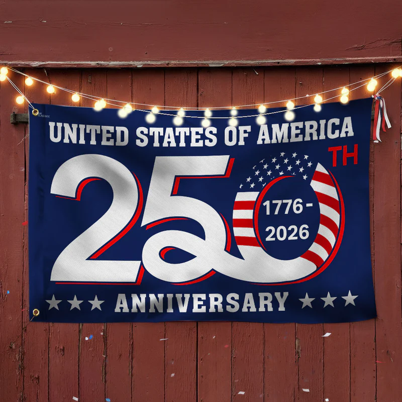 USA 250th Anniversary Flag – 1776-2026 Patriotic Decoration