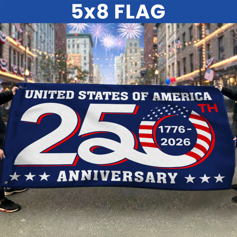 USA 250th Anniversary Flag – 1776-2026 Patriotic Decoration