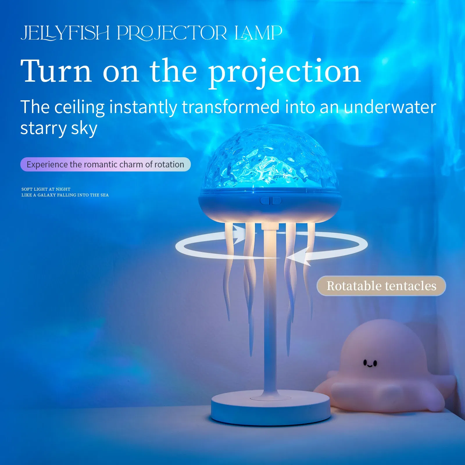 Jellyfish Ocean Wave Projector Night Light