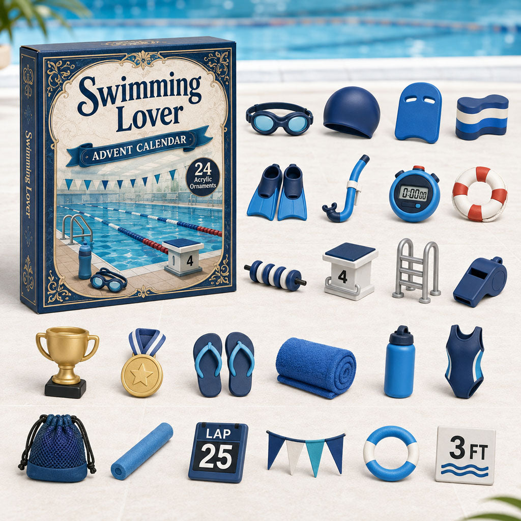 Swimming Lover 24-day advent calendar