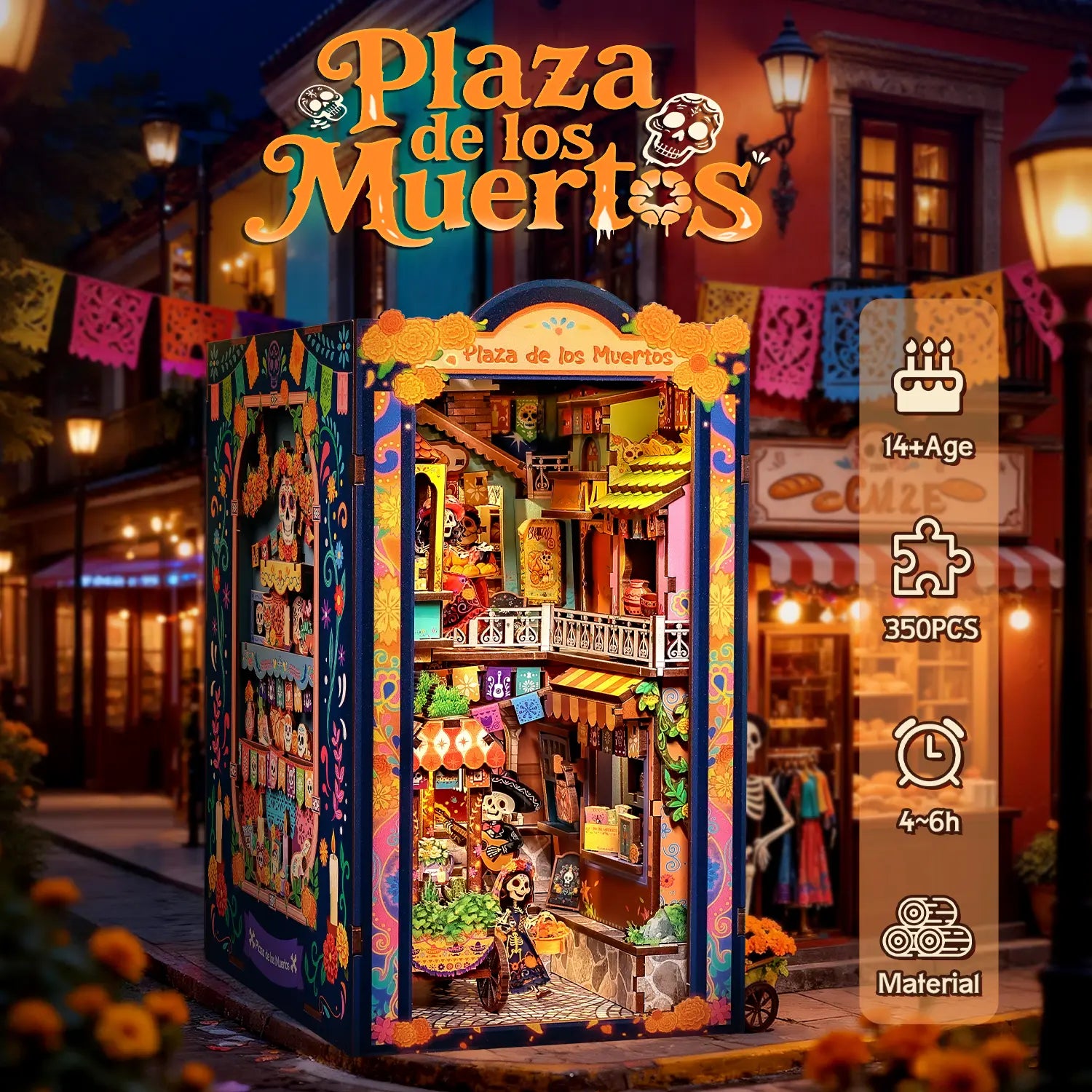 DIY BookNook - Plaza de Los Muertos