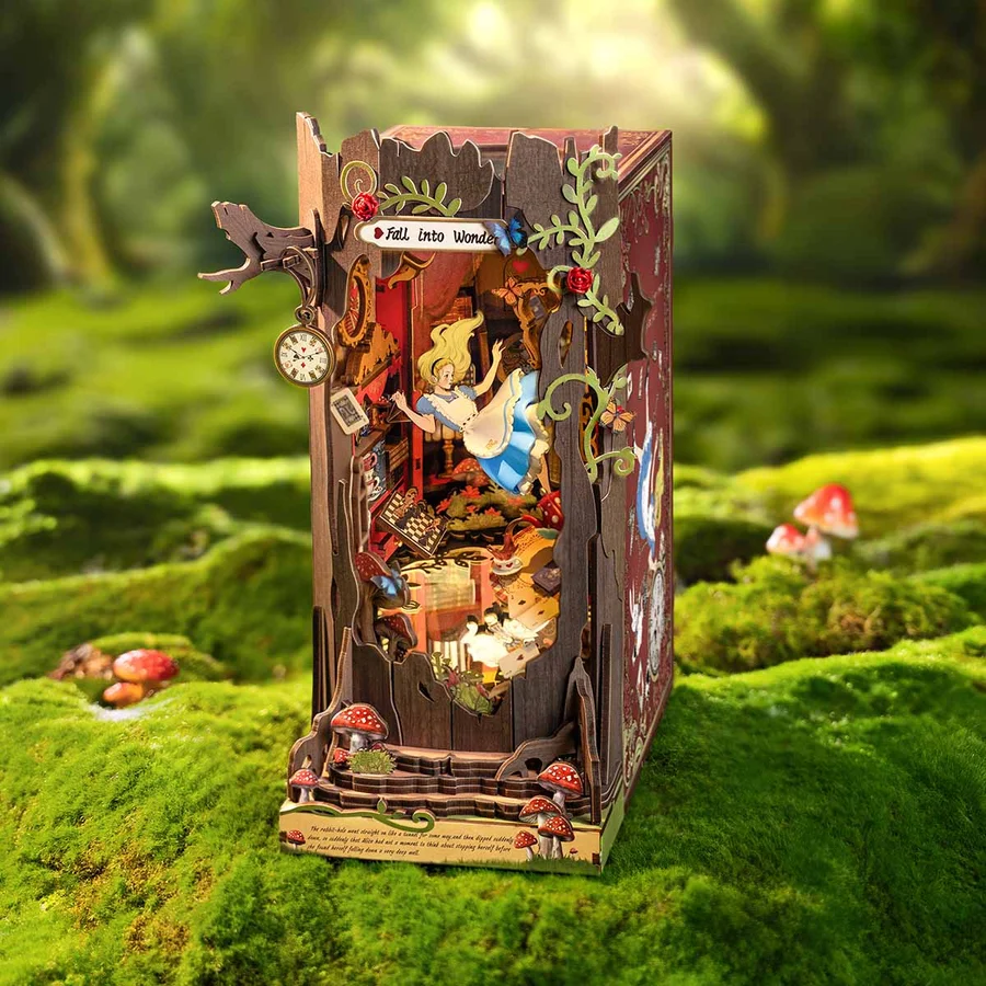 🔥 50% OFF – 🐇 Fall into Wonder DIY Book Nook Kit ✨