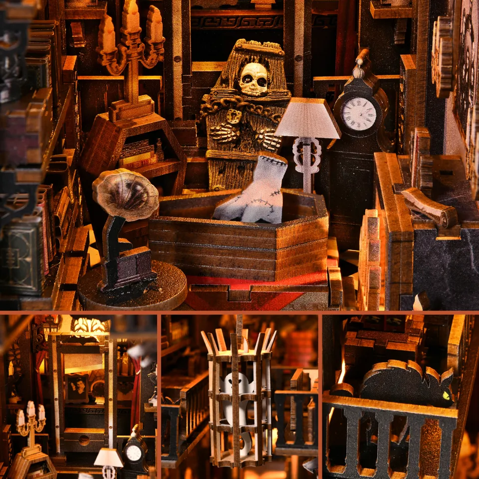 🕯️ The Dark Family DIY Book Nook Kit