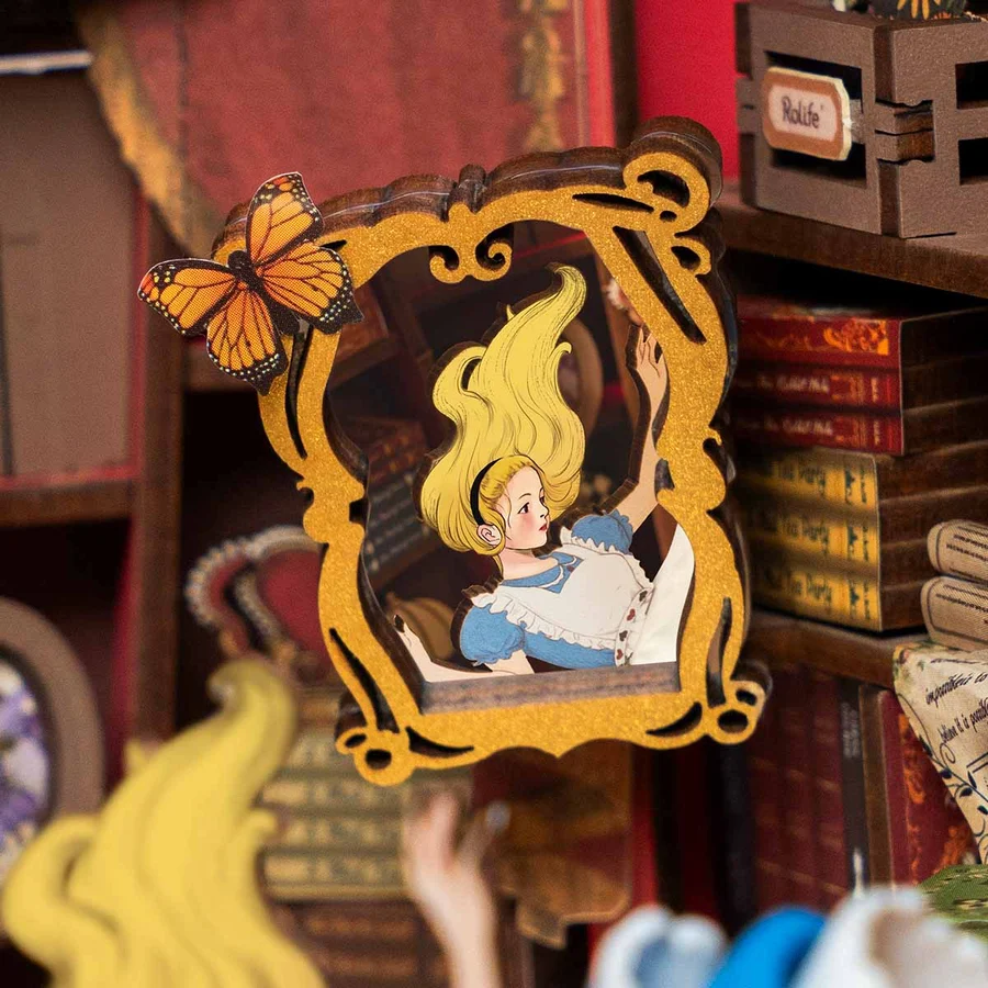 🔥 50% OFF – 🐇 Fall into Wonder DIY Book Nook Kit ✨