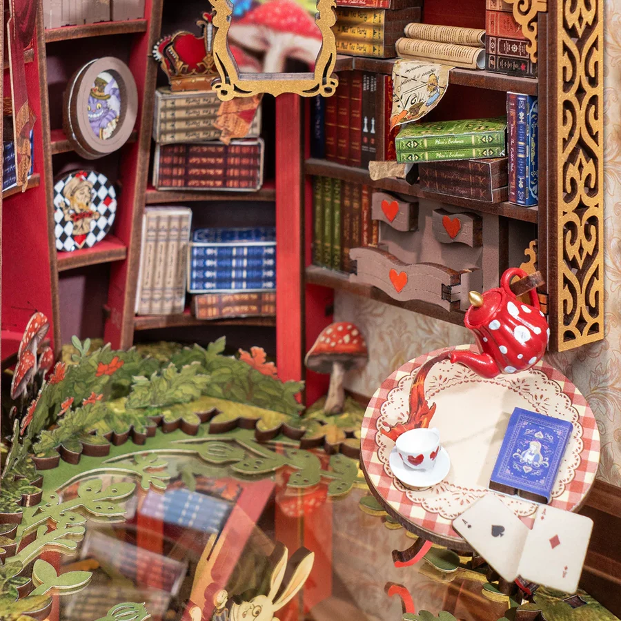 🔥 50% OFF – 🐇 Fall into Wonder DIY Book Nook Kit ✨