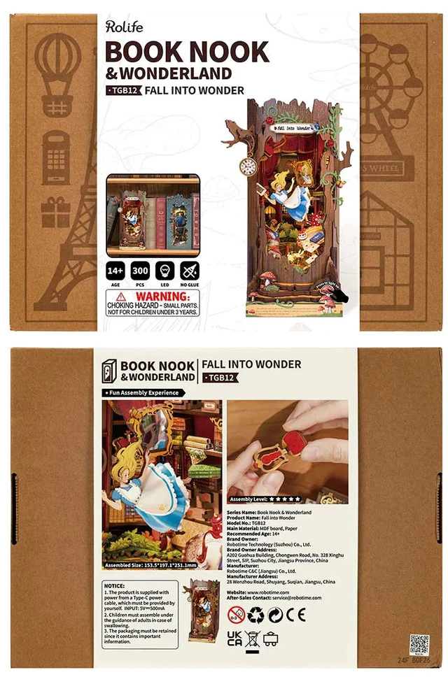 🔥 50% OFF – 🐇 Fall into Wonder DIY Book Nook Kit ✨
