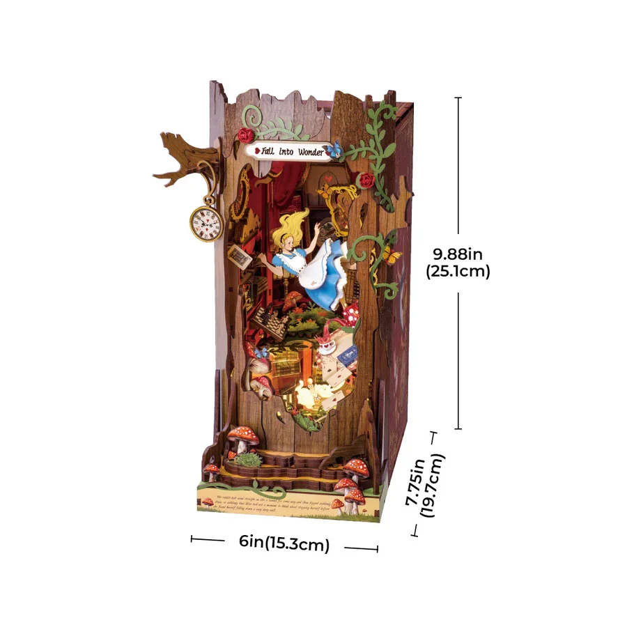🔥 50% OFF – 🐇 Fall into Wonder DIY Book Nook Kit ✨