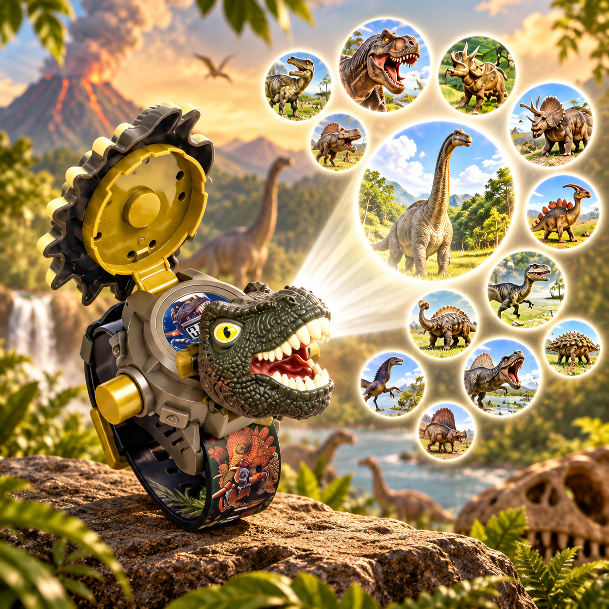 🦖 A Watch That Brings Dinosaurs to Life!