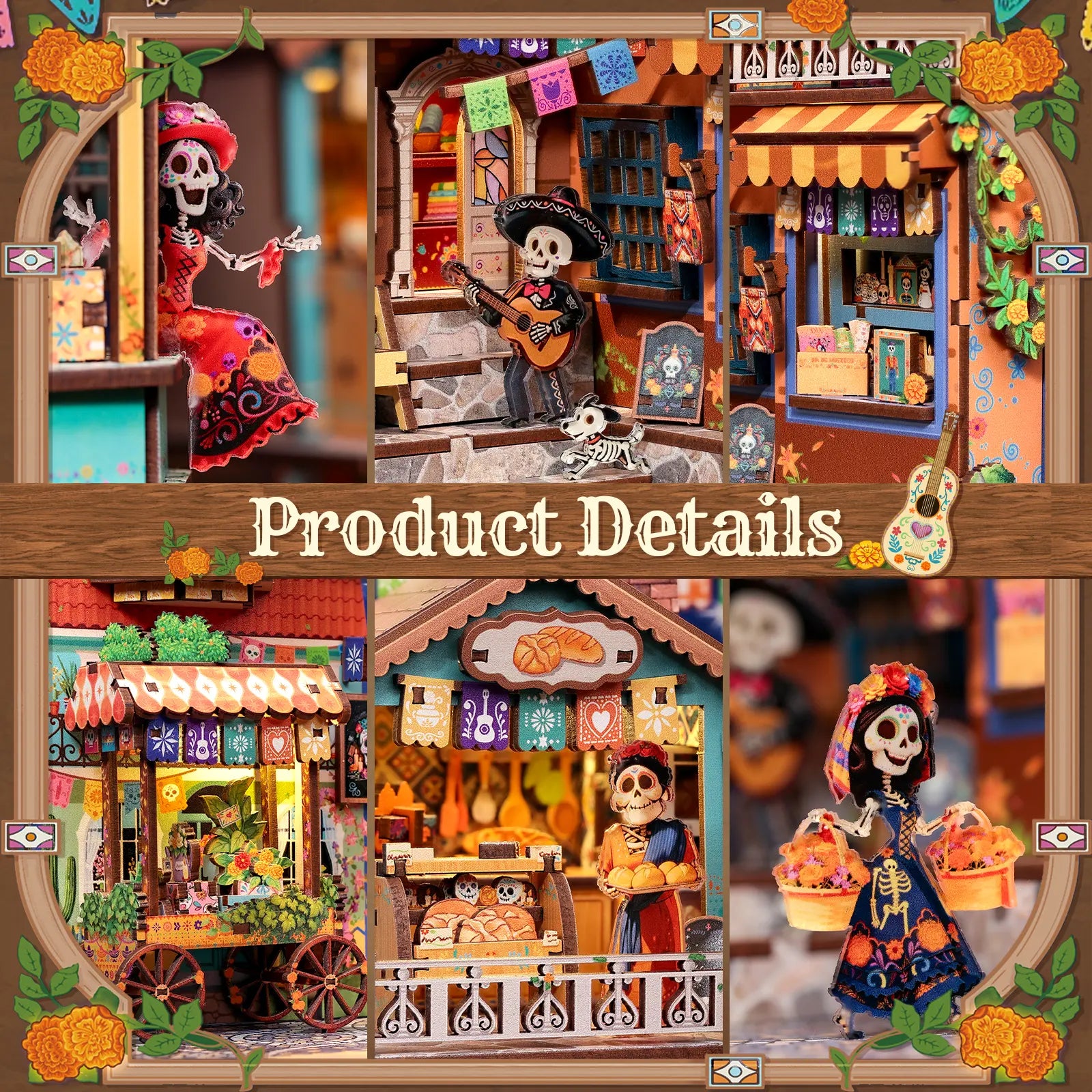 DIY BookNook - Plaza de Los Muertos