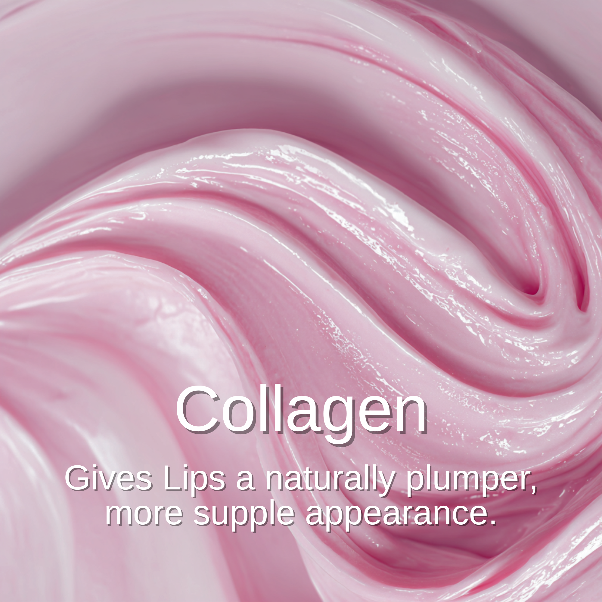 Collagen lip care ingredient illustration