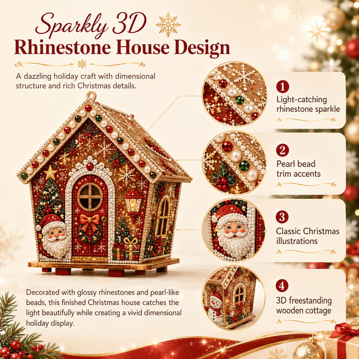 🔥49% OFF - 🎄Floralshe DIY Pearl Art - Christmas Collection