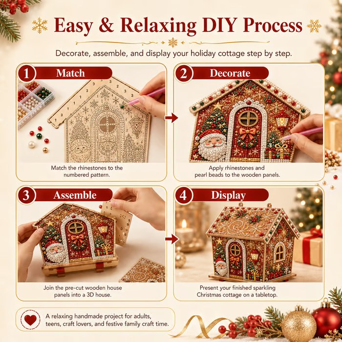 🔥49% OFF - 🎄Floralshe DIY Pearl Art - Christmas Collection