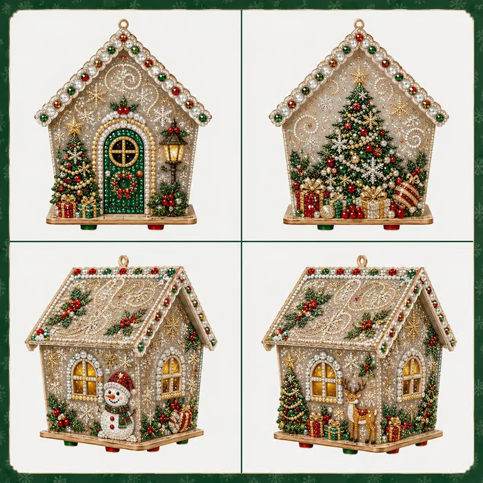 🔥49% OFF - 🎄Floralshe DIY Pearl Art - Christmas Collection