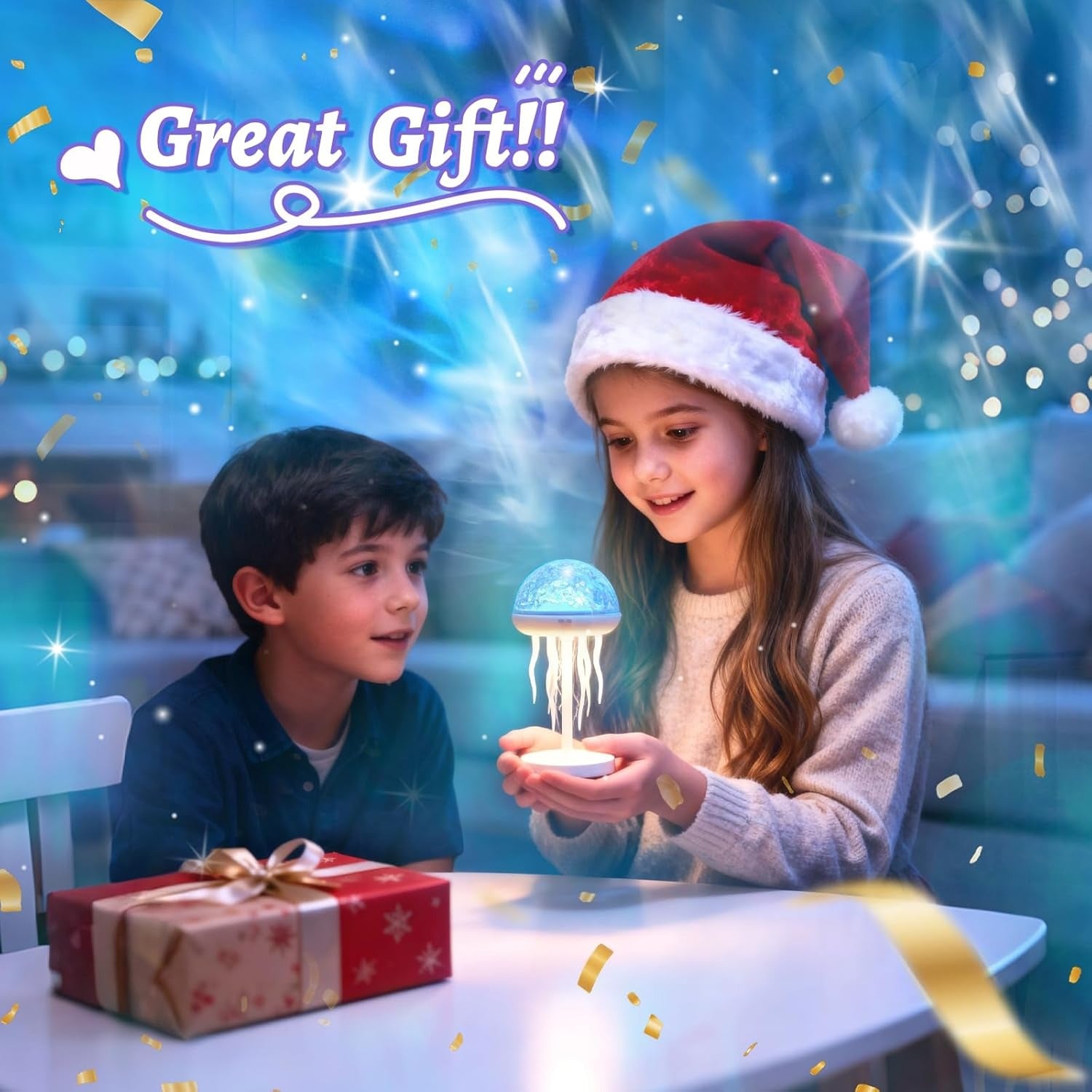 Jellyfish Ocean Wave Projector Night Light