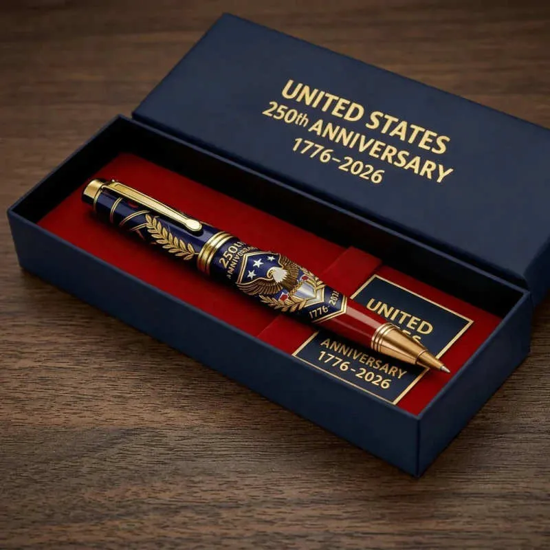 🖊100% Handmade 250th Anniversary Pen丨Crafted From Real Titanium Alloy & Bullet Casing