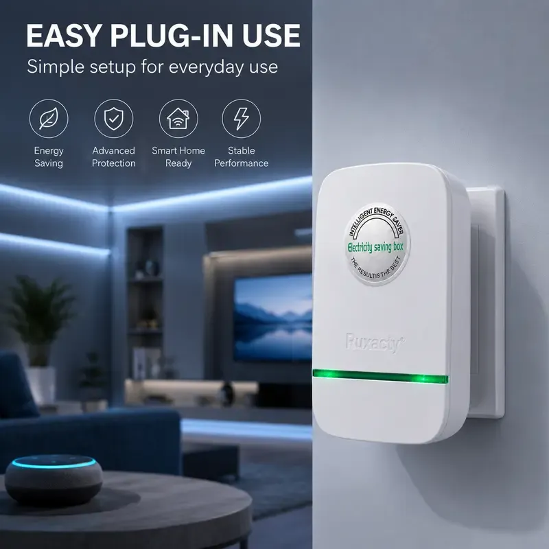 EcoPlug Saver™ Smart Plug-In Power Saver for Lower Energy Bills