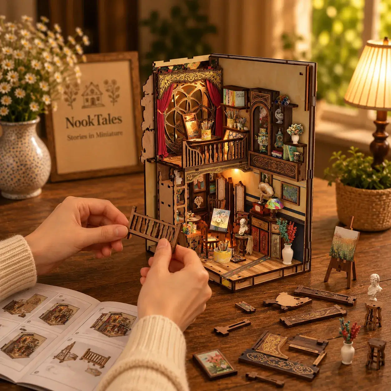 🎨 The Frame Artist’s Studio DIY Book Nook