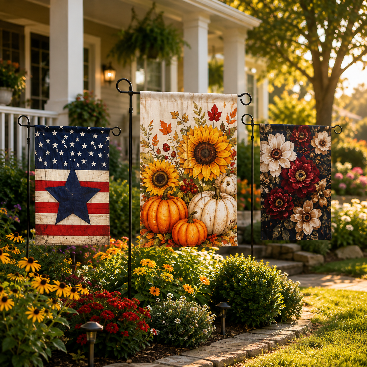 Garden flags
