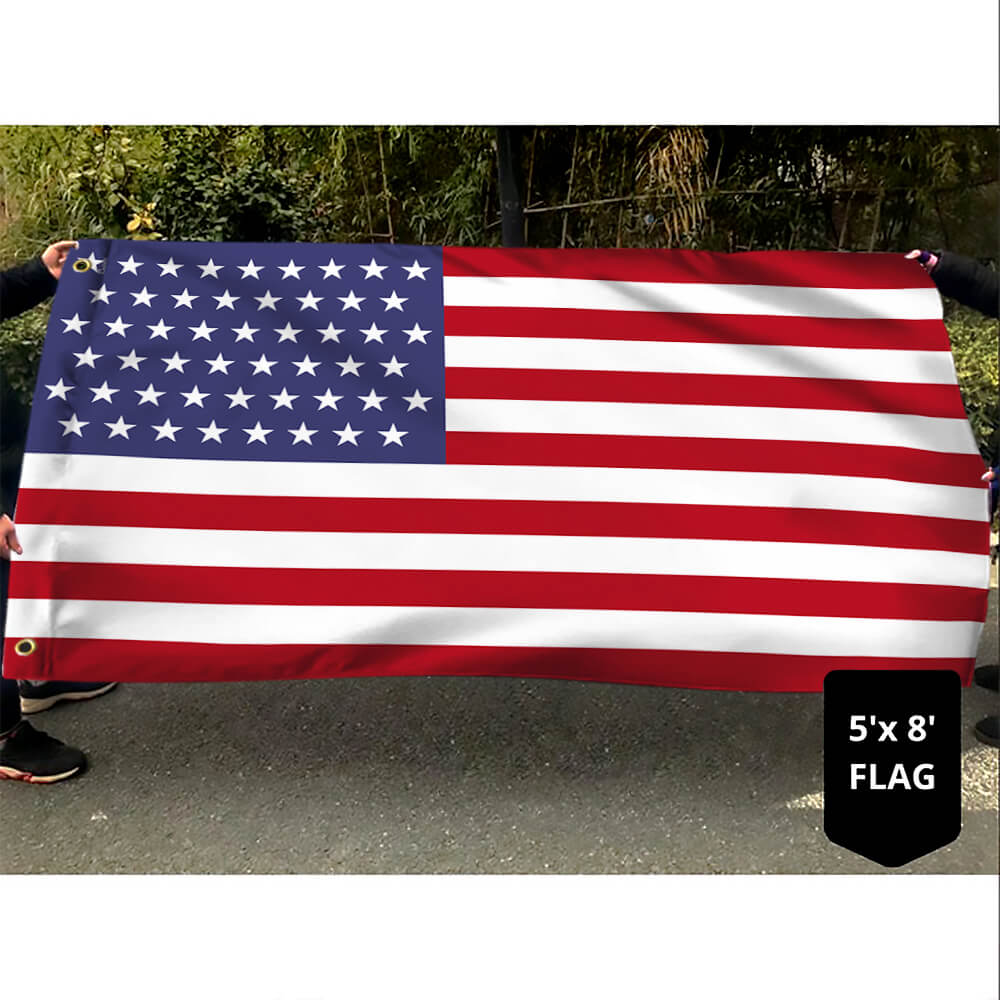 Premium American Grommet Flag - Weatherproof Outdoor United States Flag