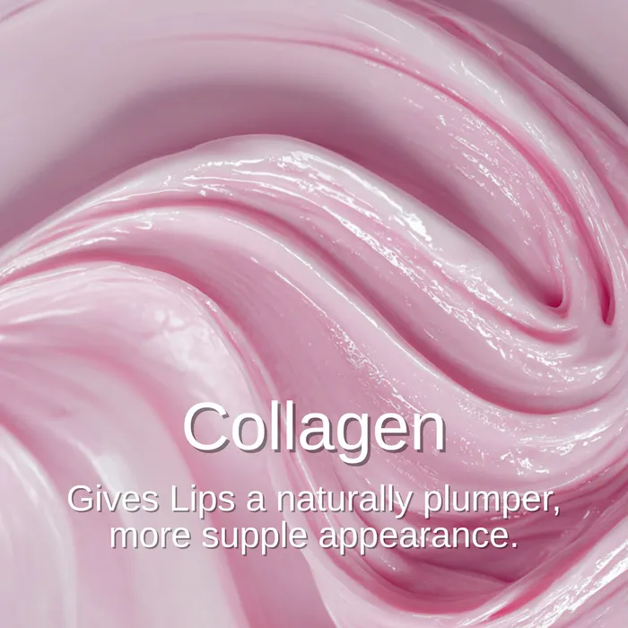Collagen lip care ingredient illustration