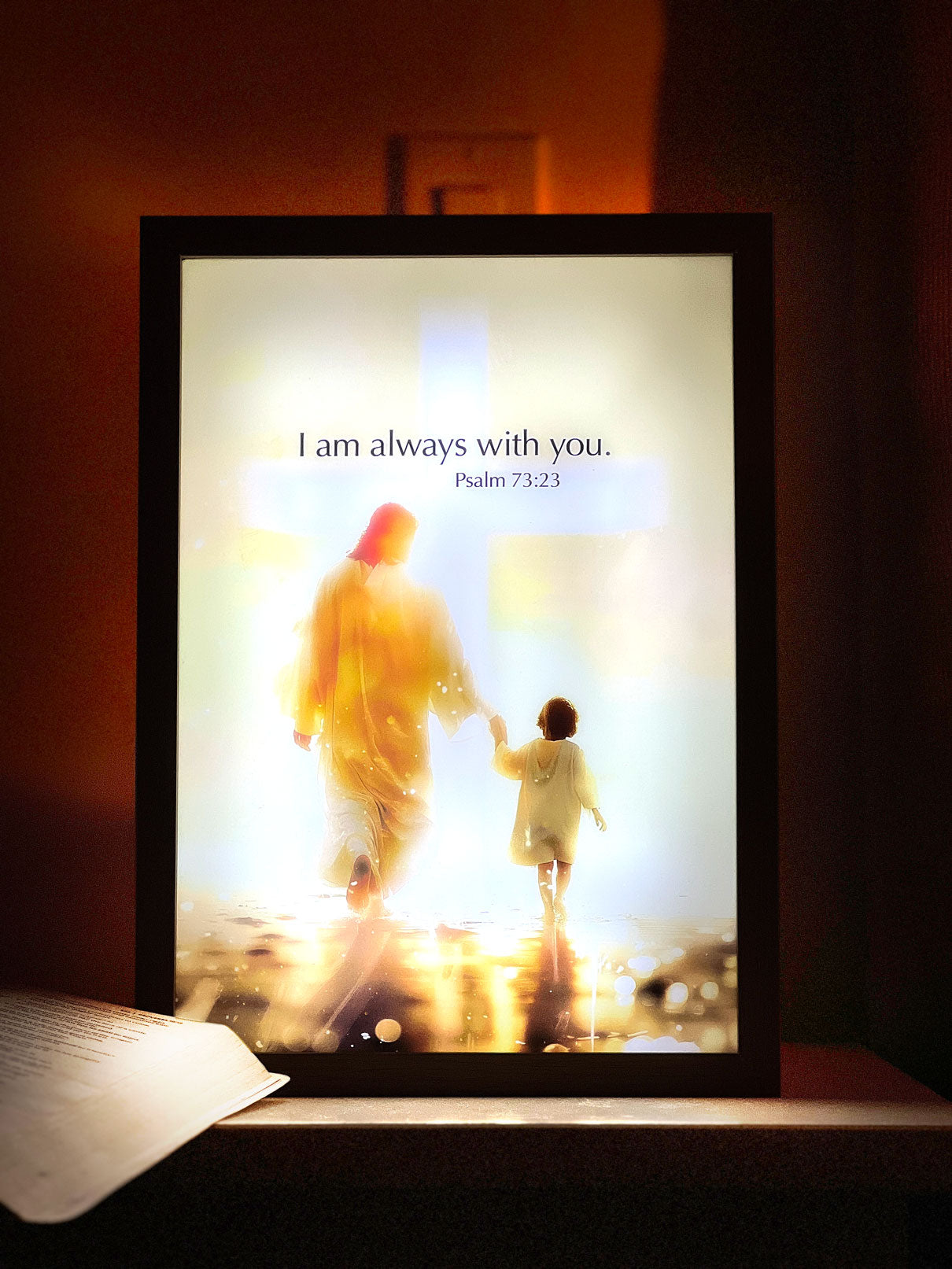 The Jesus Lamp illuminated Christian artwork