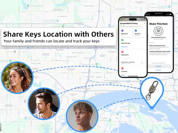 Miroddi for Keychain Tracker, Men's Accessories Works with Apple Find My(iOS Only), Heavy Duty Metal Carabiner Car Key Chains with GPS Tracker, Anti-Lost Keyring Finder Locator, Rechargeable, Steel, Waterproof, Christmas Gifts for BF, GF, Mens, Males Miroddi for Keychain Tracker, Men's Accessories Works with Apple Find My(iOS Only), Heavy Duty Metal Carabiner Car Key Chains with GPS Tracker, Anti-Lost Keyring Finder Locator, Rechargeable, Steel, Waterproof, Christmas Gifts for BF, GF, Mens, Males