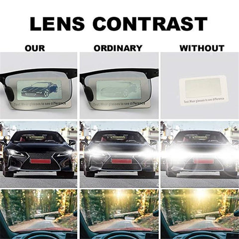 Photochromic sunglasses dimensions and fit details